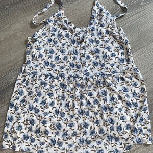 Floral tank top